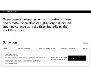 creedfragrances.co.uk screenshot
