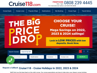 cruise118.com screenshot