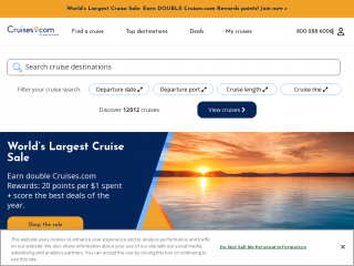 cruises.com screenshot