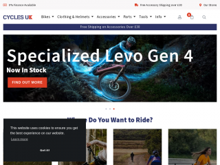 cyclesuk.com screenshot
