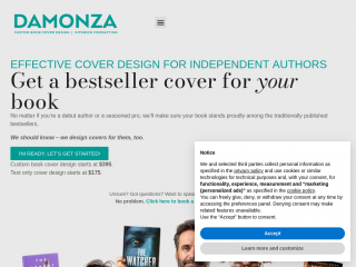 damonza.com screenshot