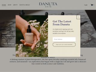 danutaskincare.com screenshot