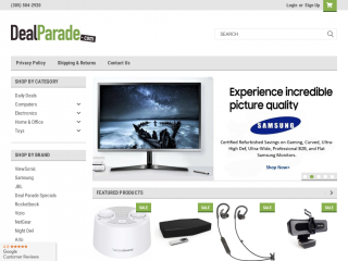 dealparade.com screenshot