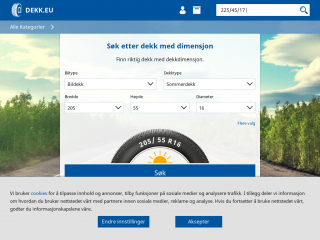 dekk.eu screenshot