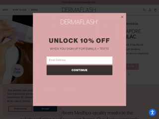 dermaflash.com screenshot