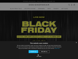 designerwear.co.uk screenshot