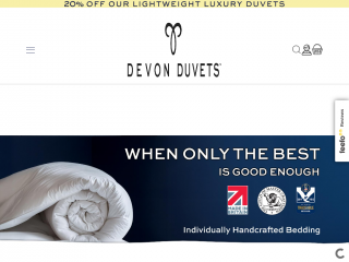 devonduvets.com screenshot