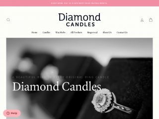 diamondcandles.com screenshot
