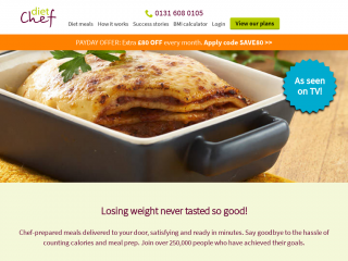 dietchef.co.uk screenshot