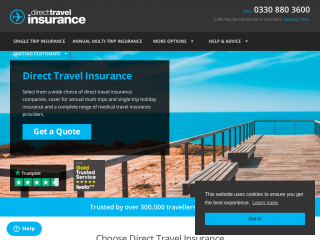 direct-travel.co.uk screenshot