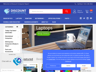 discountcomputerdepot.com screenshot