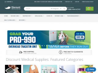 discountmedicalsupplies.com screenshot
