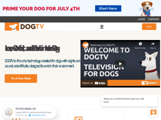 dogtv.com screenshot