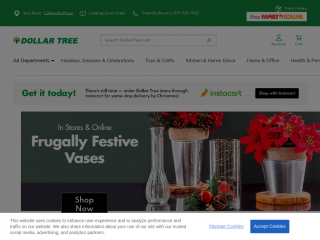 dollartree.com screenshot