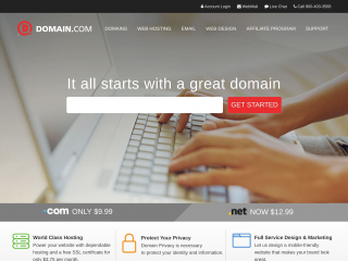 domain.com screenshot