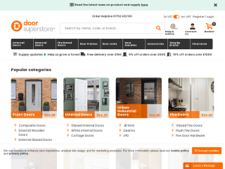 doorsuperstore.co.uk screenshot