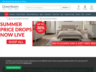downtownstores.co.uk screenshot