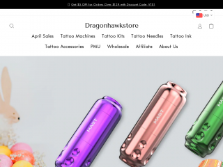 dragonhawkstore.com screenshot