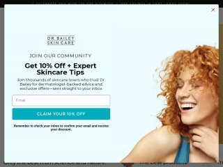 drbaileyskincare.com screenshot