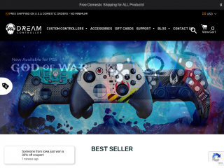 dreamcontroller.com screenshot
