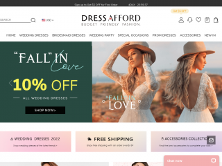 dressafford.com screenshot