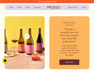 drinkproxies.com screenshot