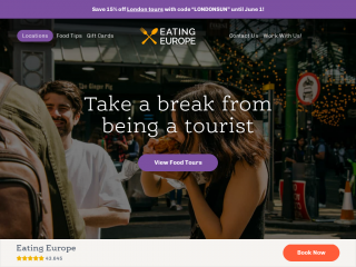 eatingeurope.com screenshot