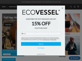 ecovessel.com screenshot