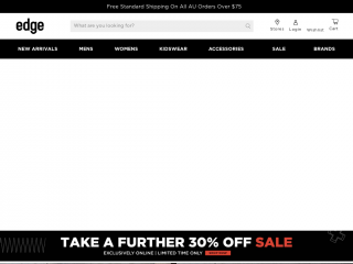 edgeclothing.com.au screenshot