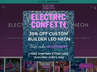 electricconfetti.com screenshot