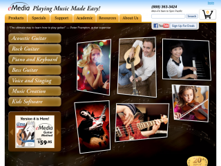 emediamusic.com screenshot
