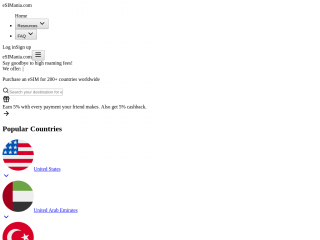 esimania.com screenshot