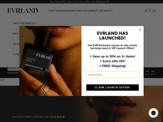 evrland.com.au screenshot