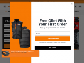 excavatorpartsdirect.co.uk screenshot