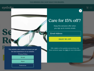 eyebobs.com screenshot
