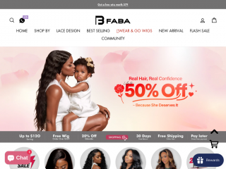 fabawigs.com screenshot