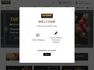 fairwaymarket.com screenshot