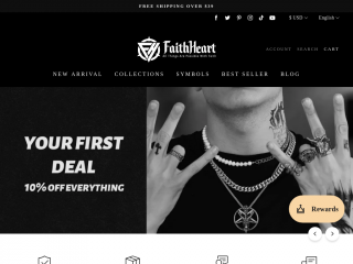 faithheart-jewelry.com screenshot