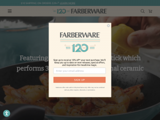 farberwarecookware.com screenshot