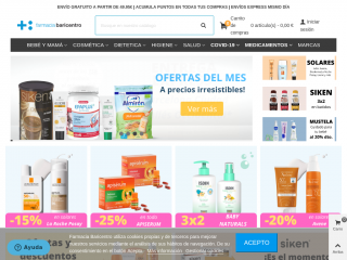 farmaciabaricentro.com screenshot