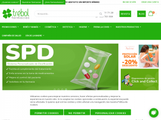 farmaciastrebol.com screenshot