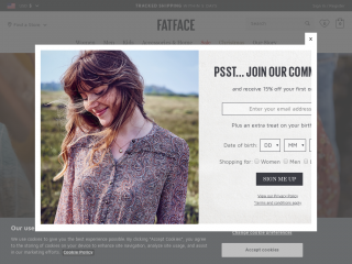 fatface.com screenshot
