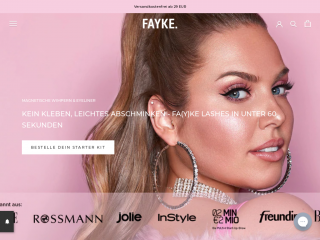 faykecosmetics.com screenshot