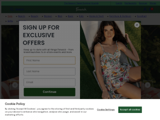 fenwick.co.uk screenshot