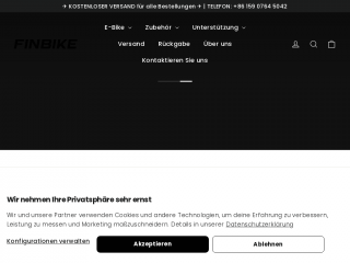 finbike.de screenshot