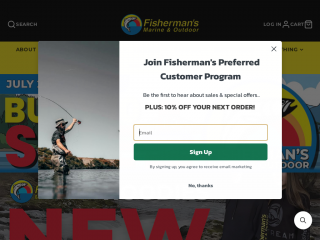 fishermans-marine.com screenshot