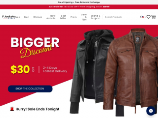 fjackets.com screenshot