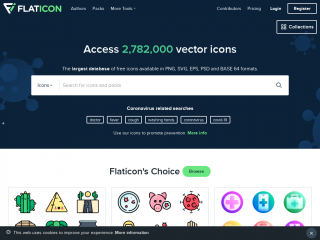 flaticon.com screenshot