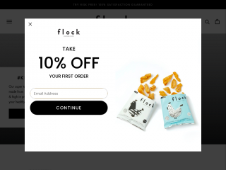 flockfoods.com screenshot