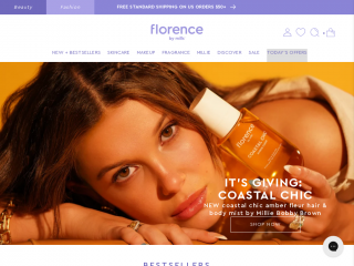 florencebymillsbeauty.com screenshot